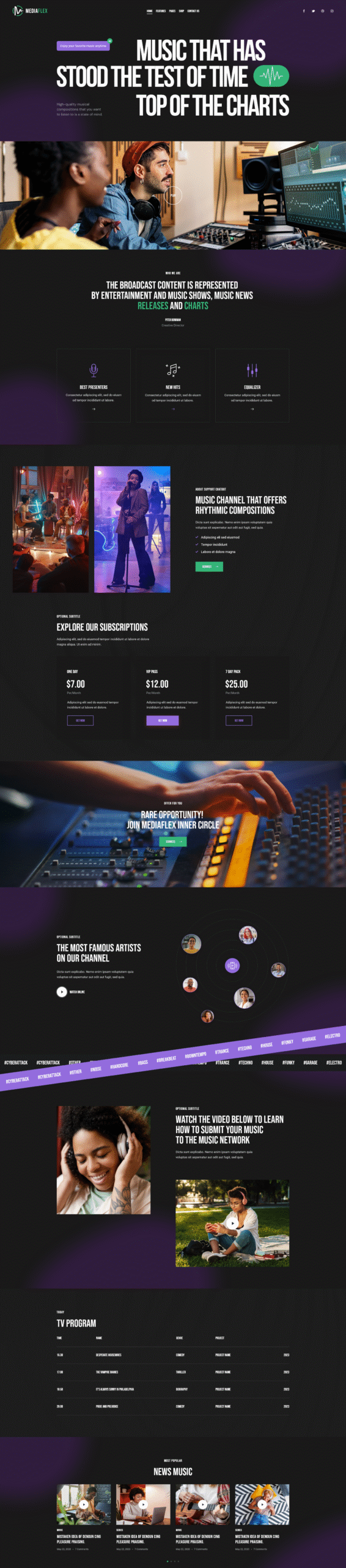 MediaFlex - TV Channel & Streaming WordPress Theme - Image 9