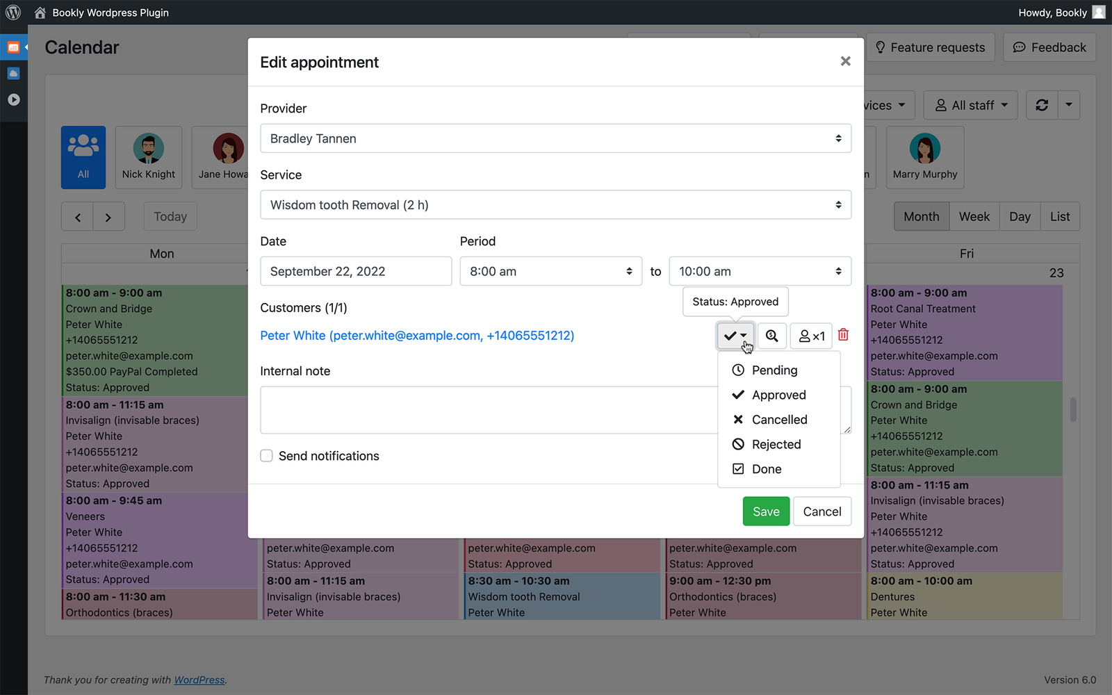 Bookly PRO – Appointment Booking and Scheduling Software System - Image 7