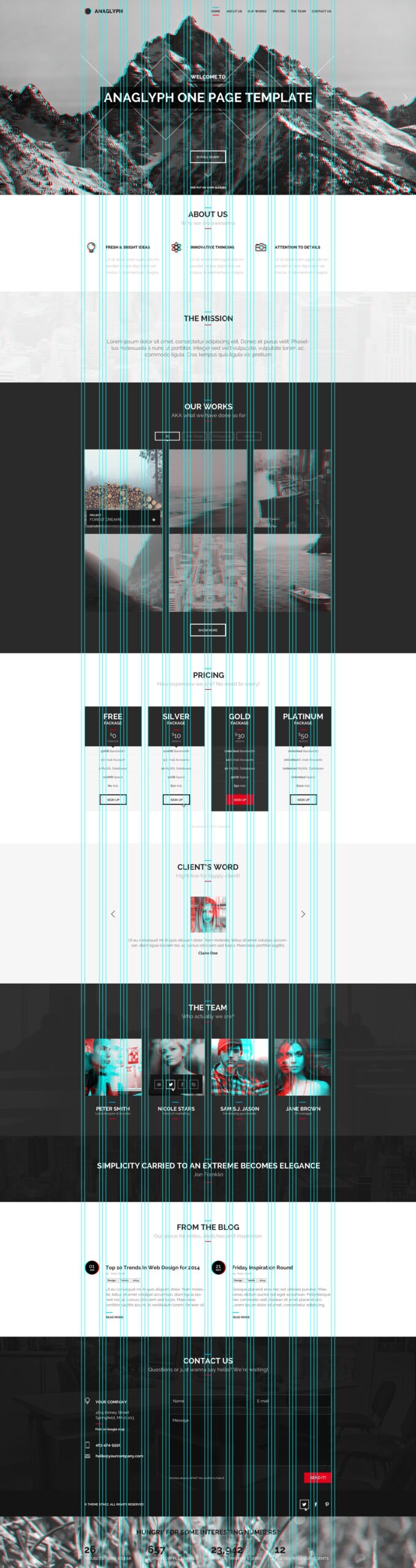 ANAGLYPH - One page / Multi Page WordPress Theme - Image 7