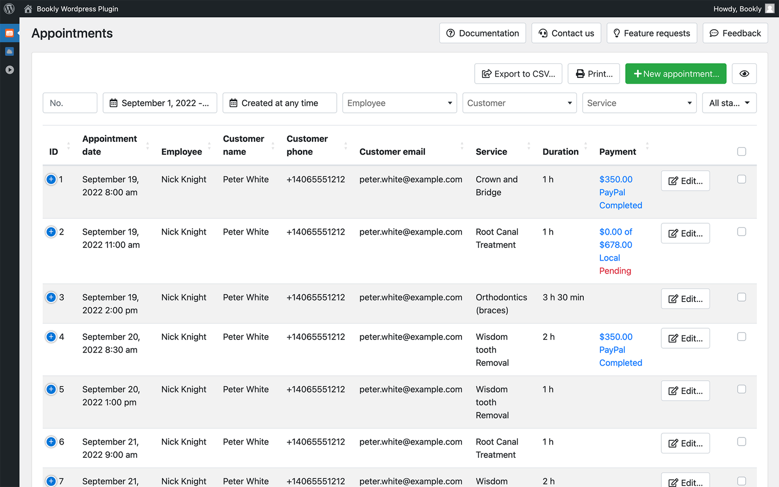 Bookly PRO – Appointment Booking and Scheduling Software System - Image 8