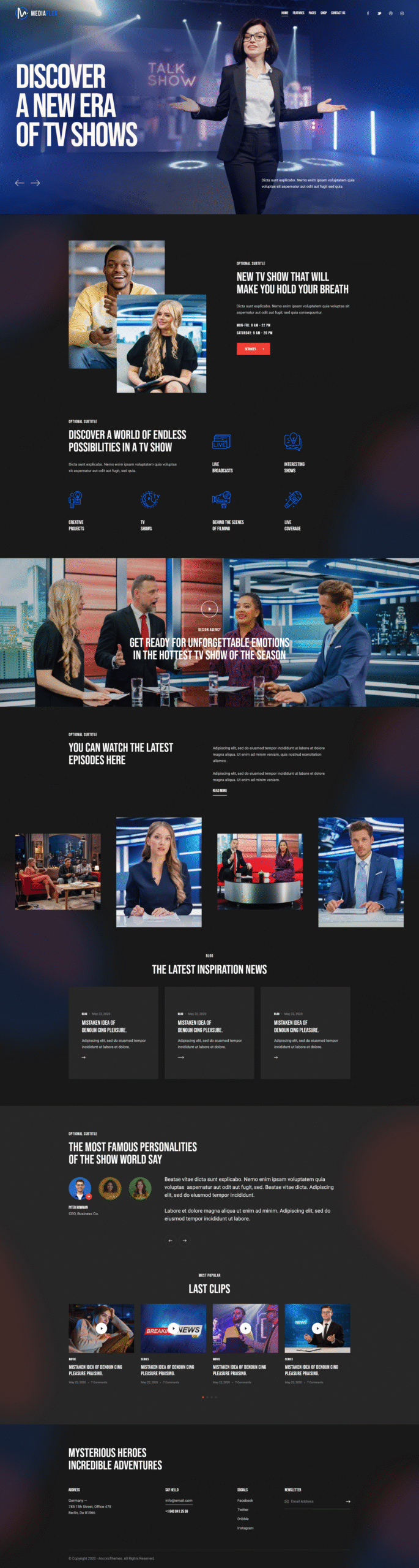 MediaFlex - TV Channel & Streaming WordPress Theme - Image 6