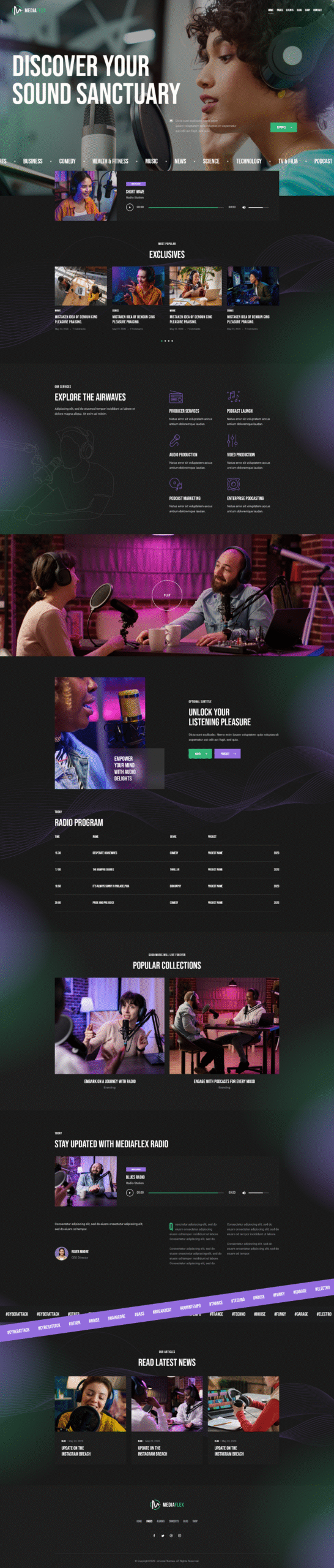 MediaFlex - TV Channel & Streaming WordPress Theme - Image 5