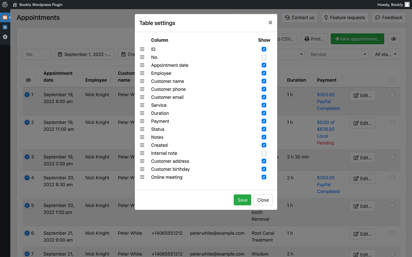 Bookly PRO – Appointment Booking and Scheduling Software System - Image 4