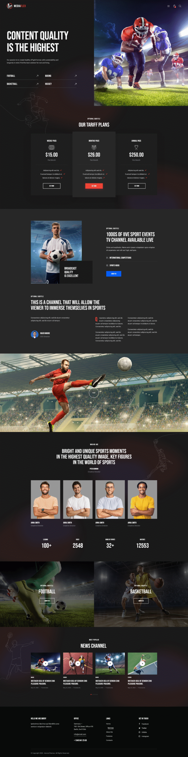 MediaFlex - TV Channel & Streaming WordPress Theme - Image 4