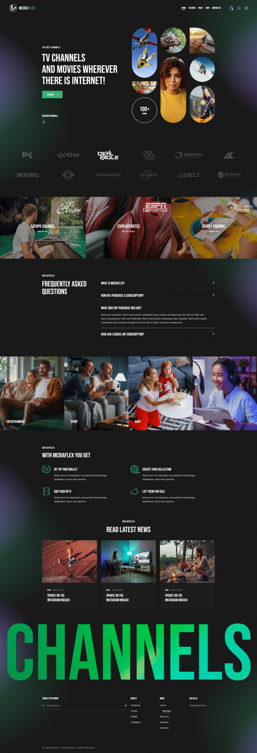 MediaFlex - TV Channel & Streaming WordPress Theme - Image 2