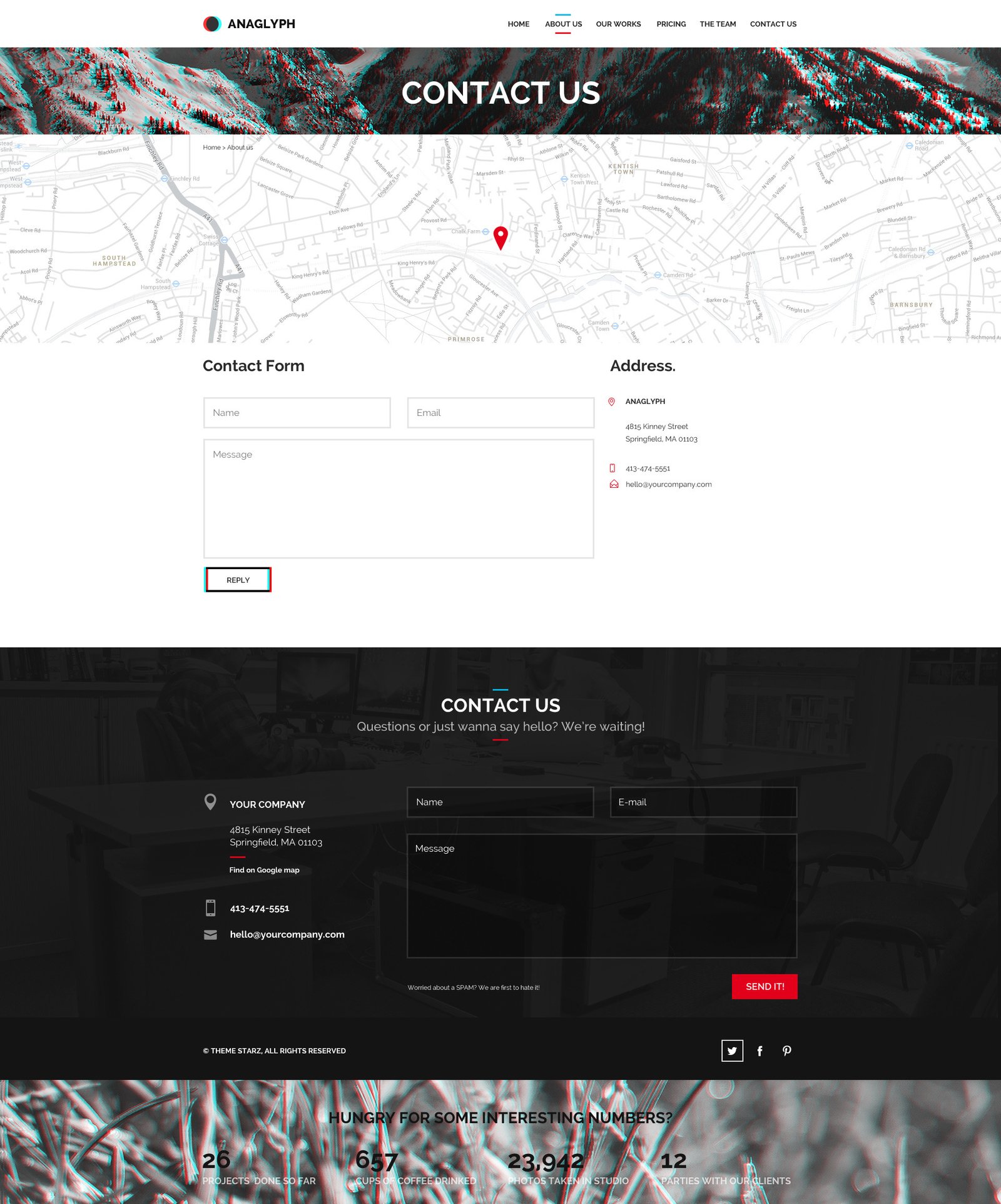 ANAGLYPH - One page / Multi Page WordPress Theme - Image 3