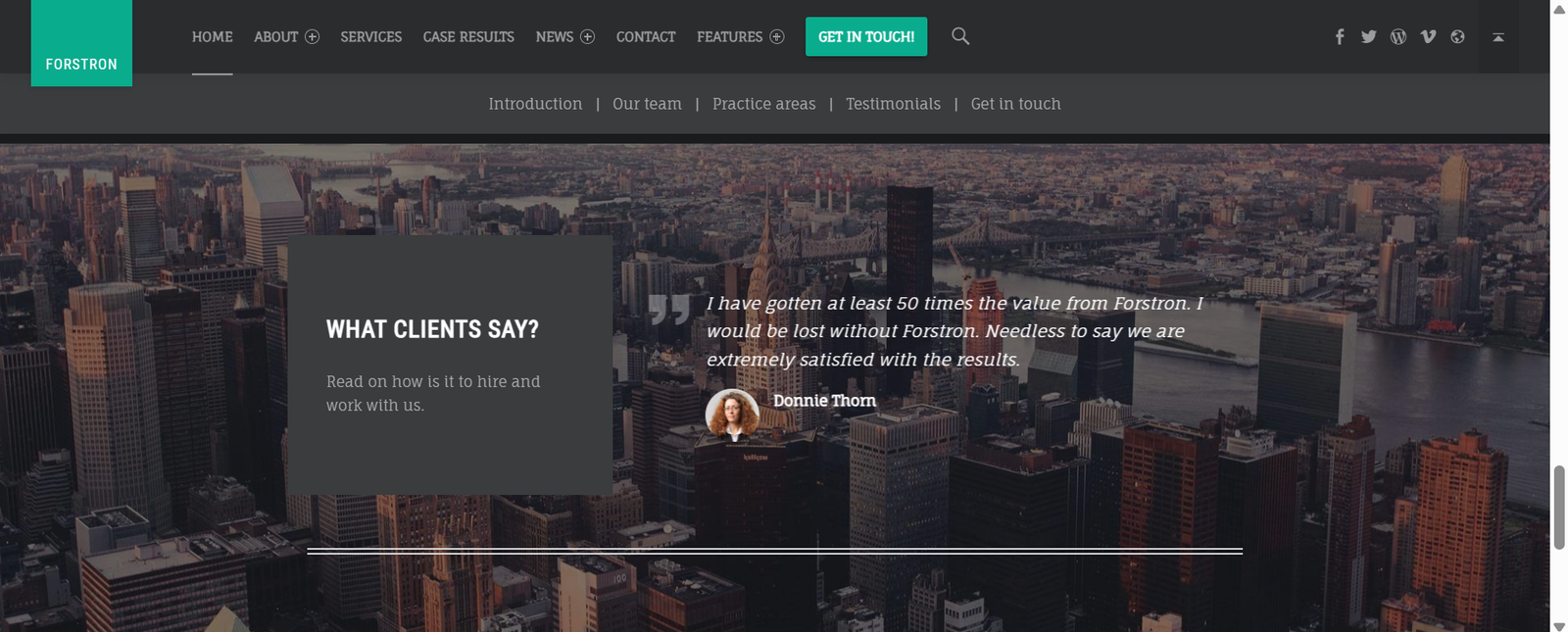Forstron - Legal Business WordPress Theme - Image 5
