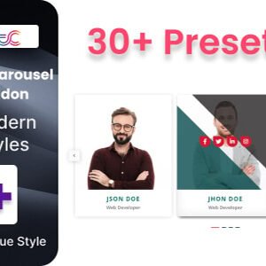 Team Member Carousel Addon For Elementor