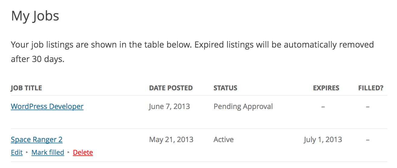 WP Job Manager - Image 4