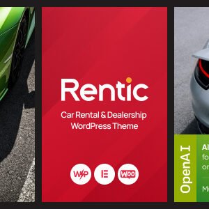 Rentic – Car Rental WordPress Theme