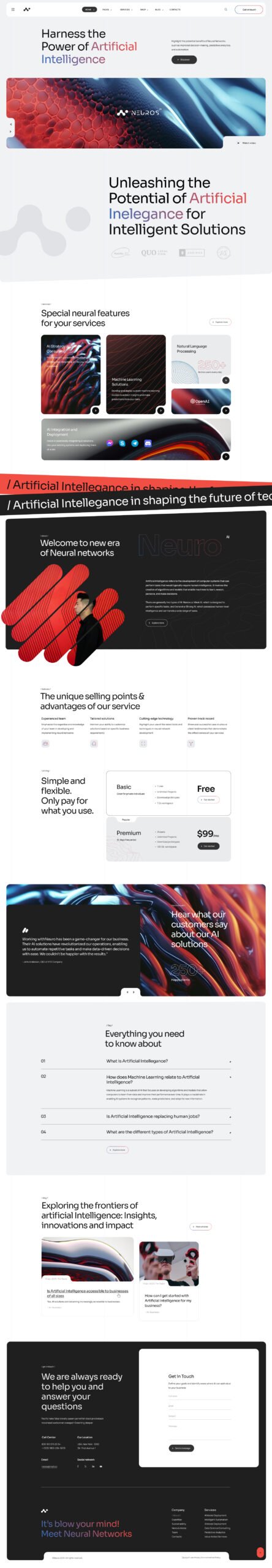 Neuros – AI Agency and Technology WordPress Theme - Image 4