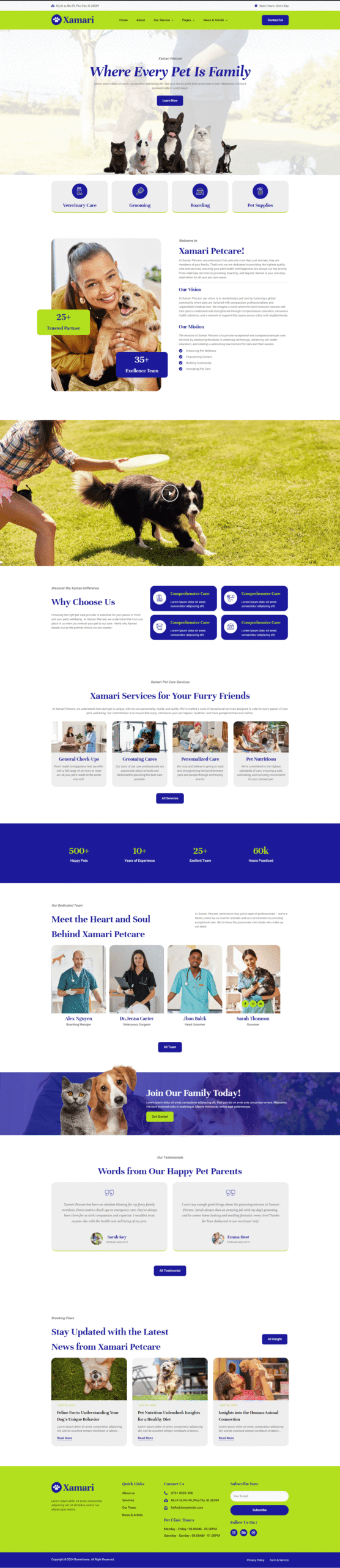 Xamari – Pet Care Services Elementor Template Kit - Image 9