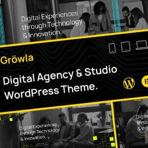 Gröwla – Digital Agency and Studio WordPress Theme