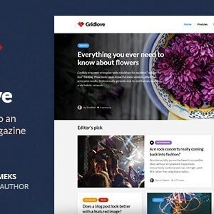 Gridlove – Creative Grid Style News Magazine WordPress Theme
