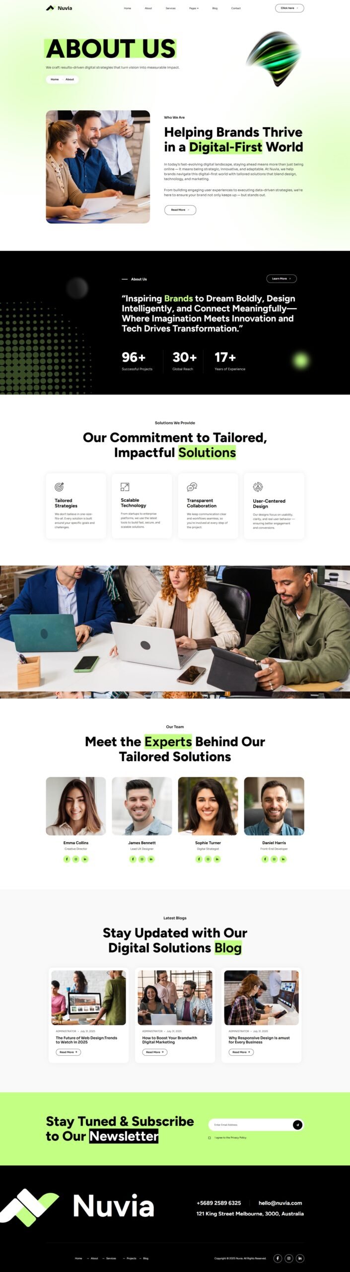 Nuvia – Digital Agency Elementor Template Kit - Image 3