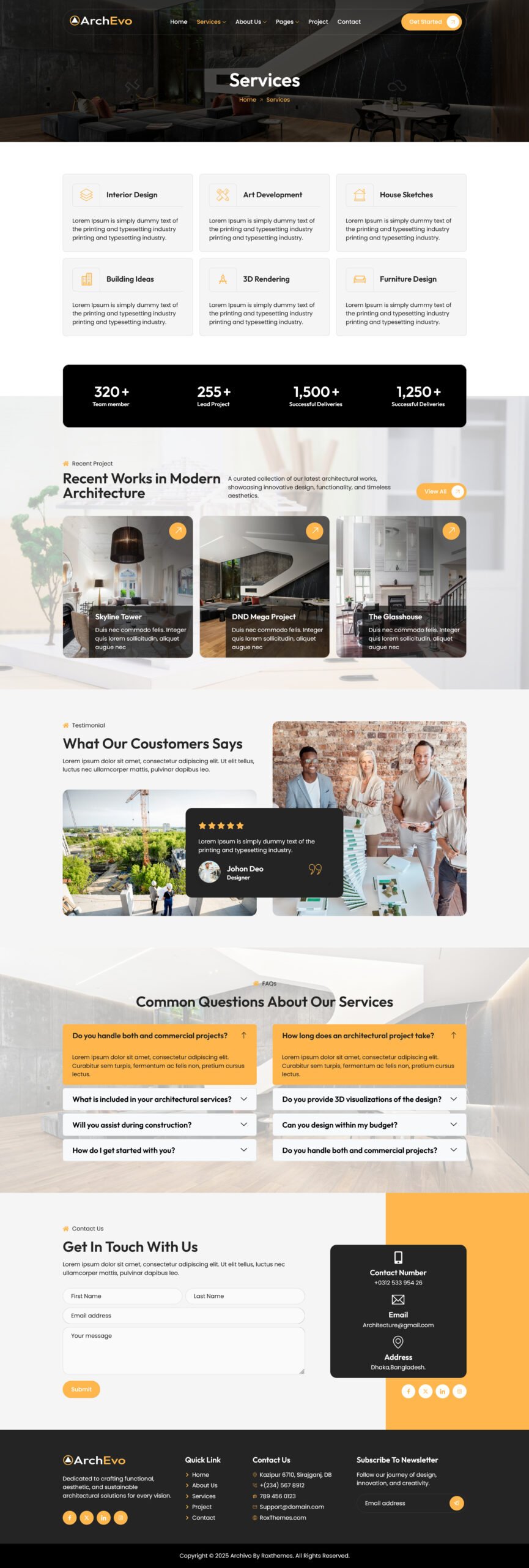 ArchEvo – Architecture and Interior Design Elementor Template Kit - Image 4