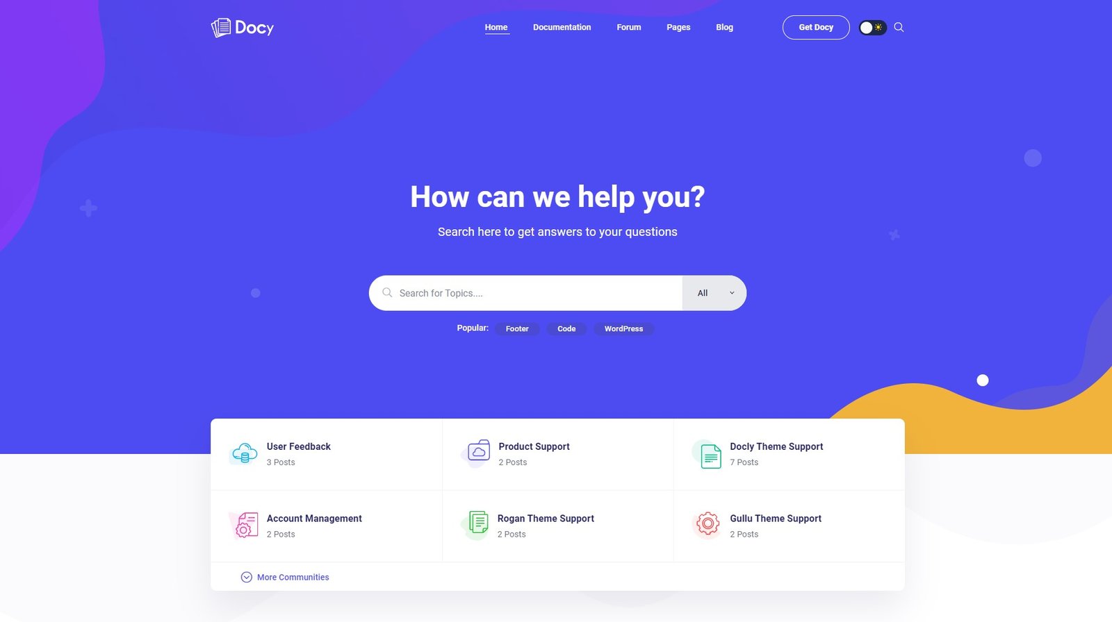 Docy – Documentation and Knowledge base WordPress Theme with Helpdesk Forum - Image 8