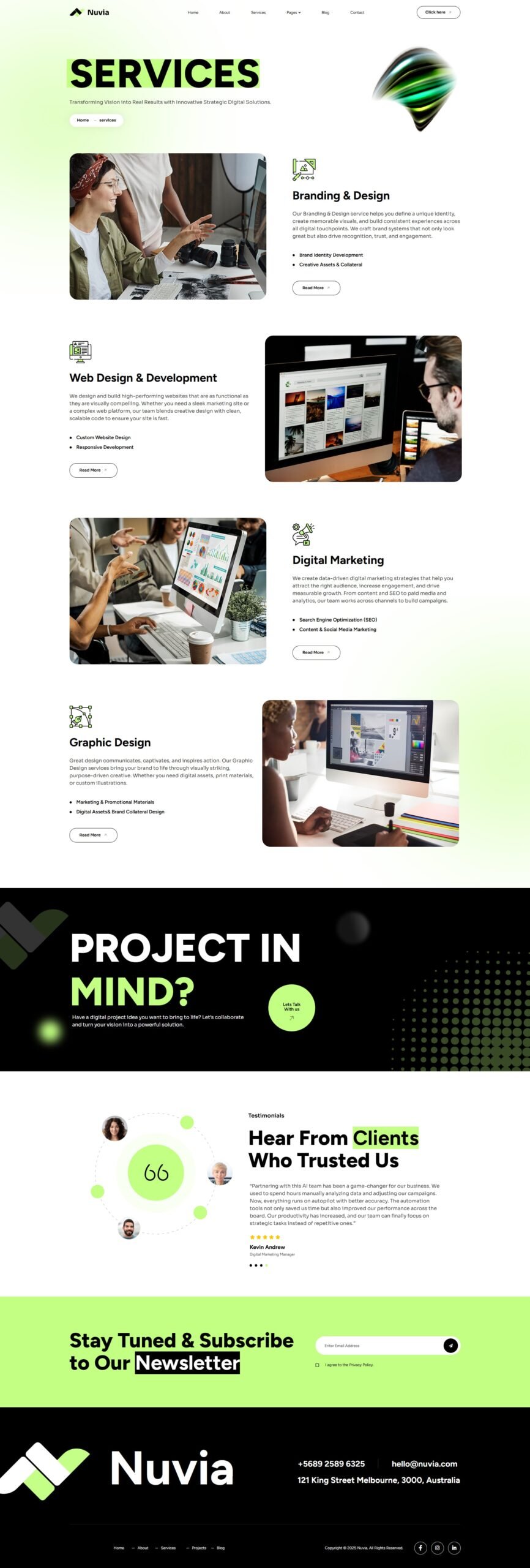 Nuvia – Digital Agency Elementor Template Kit - Image 4
