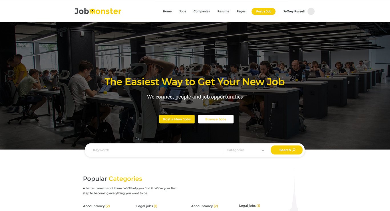 Jobmonster Job Board WordPress Theme - Image 3
