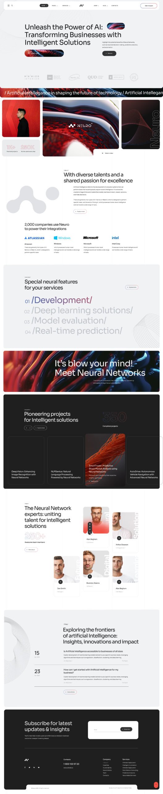 Neuros – AI Agency and Technology WordPress Theme - Image 2