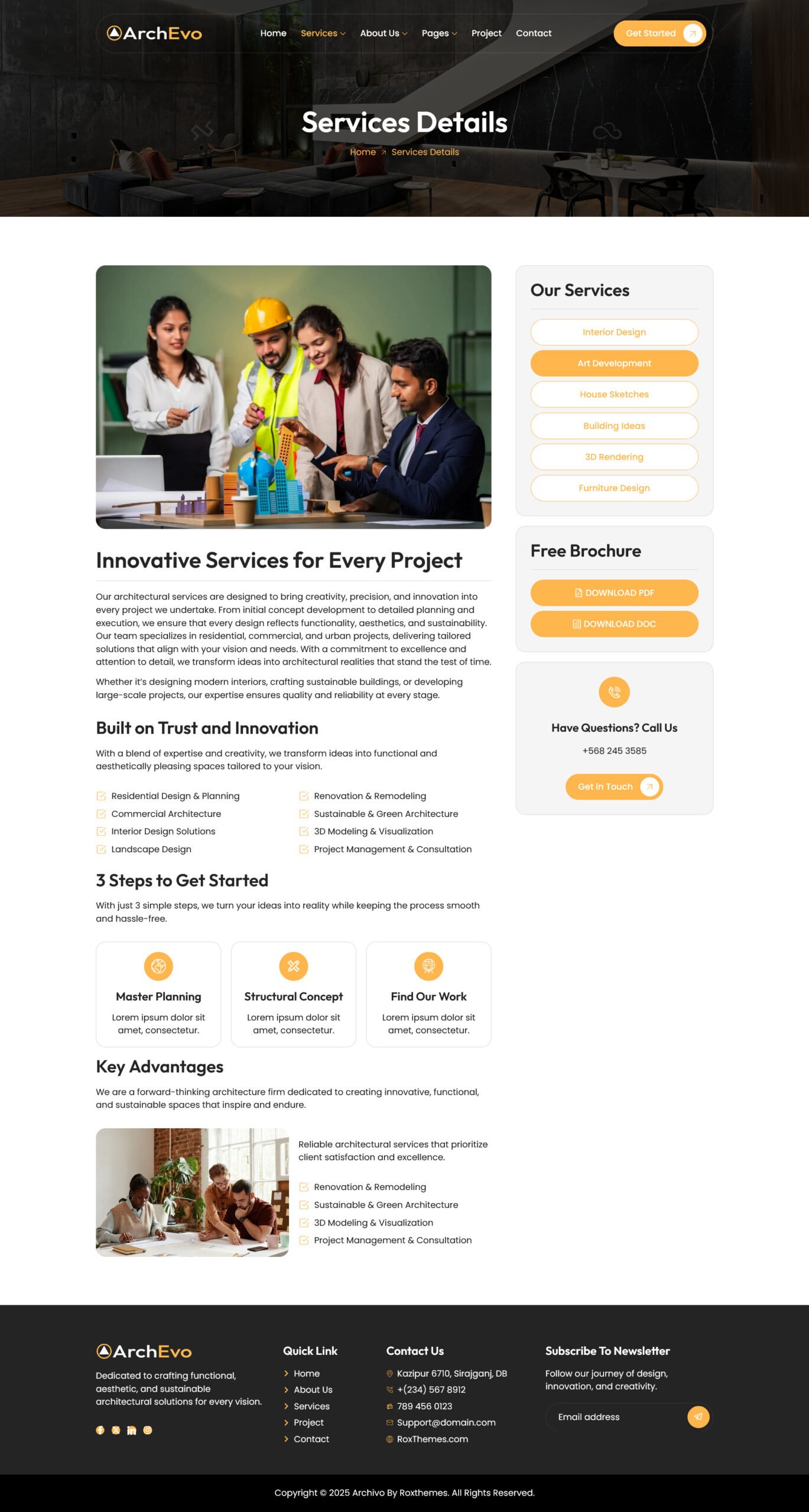 ArchEvo – Architecture and Interior Design Elementor Template Kit - Image 5