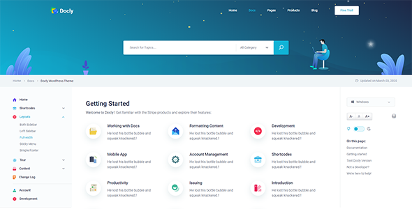 Docly – Documentation And Knowledge Base WordPress Theme with bbPress Helpdesk Forum - Image 3