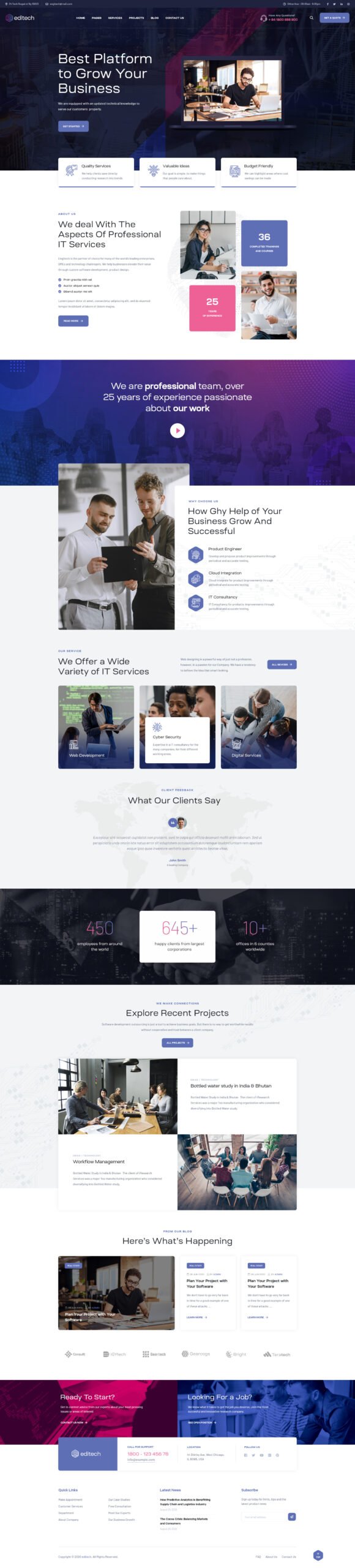 Editech – Corporate Business WordPress Theme - Image 8
