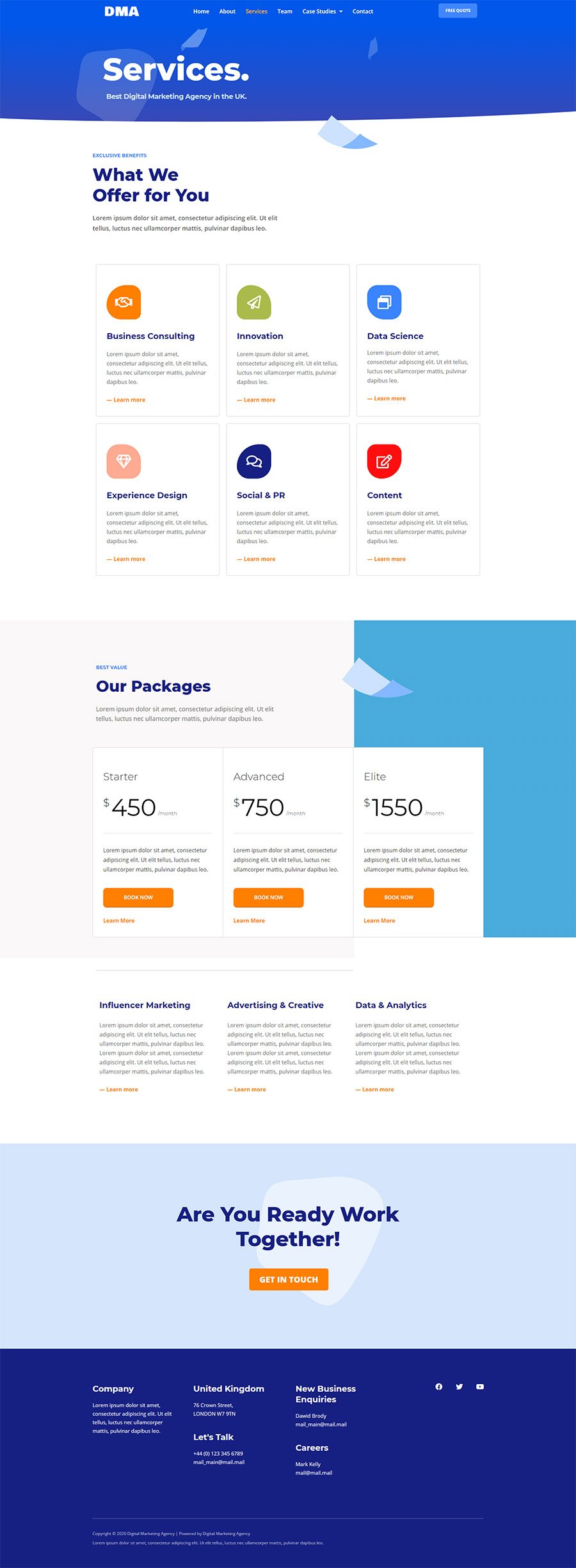 DMA – Digital Marketing Agency Template Kit - Image 4