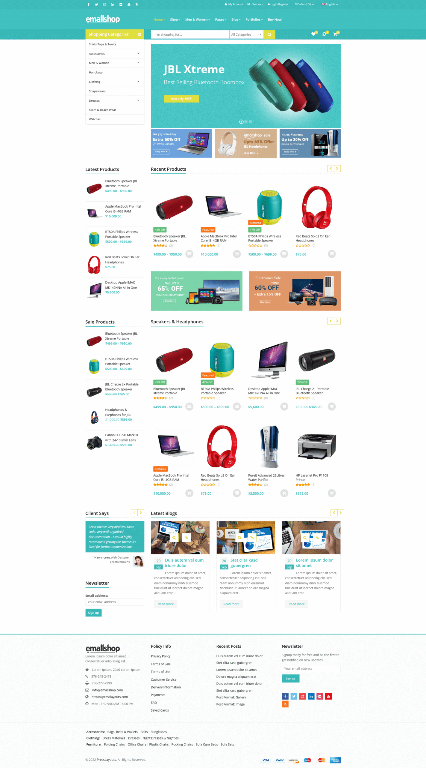 EmallShop – Responsive Multipurpose WooCommerce Theme - Image 4