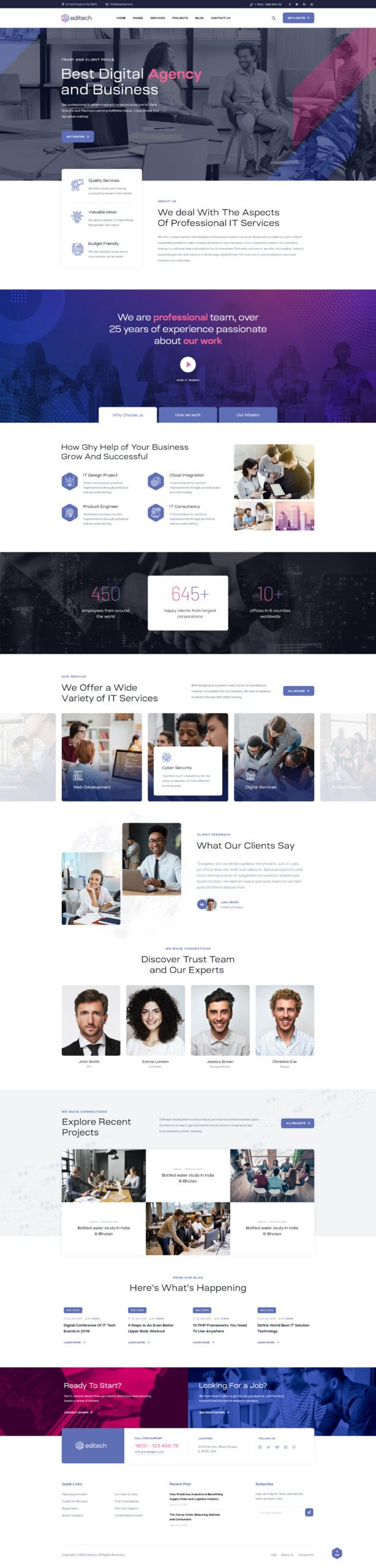 Editech – Corporate Business WordPress Theme - Image 7