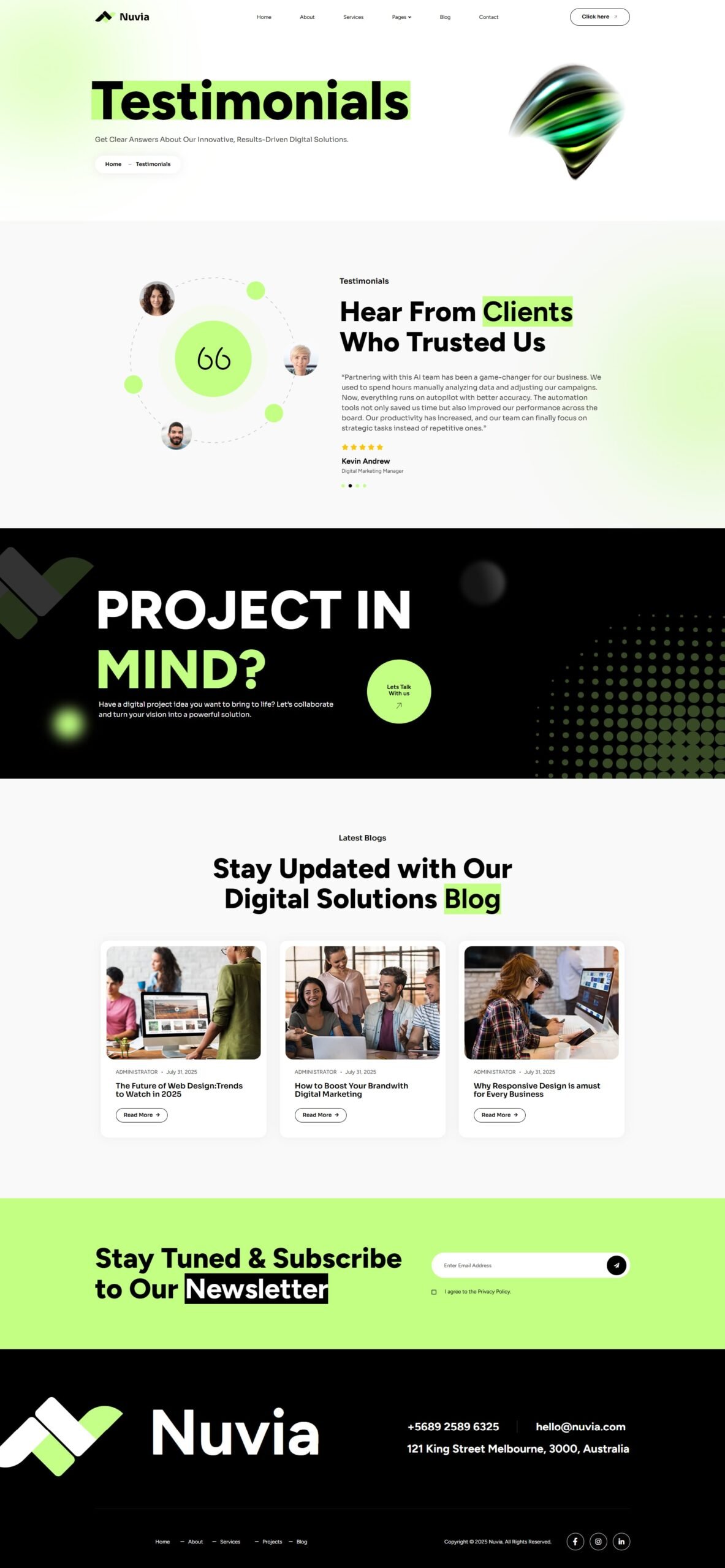 Nuvia – Digital Agency Elementor Template Kit - Image 7