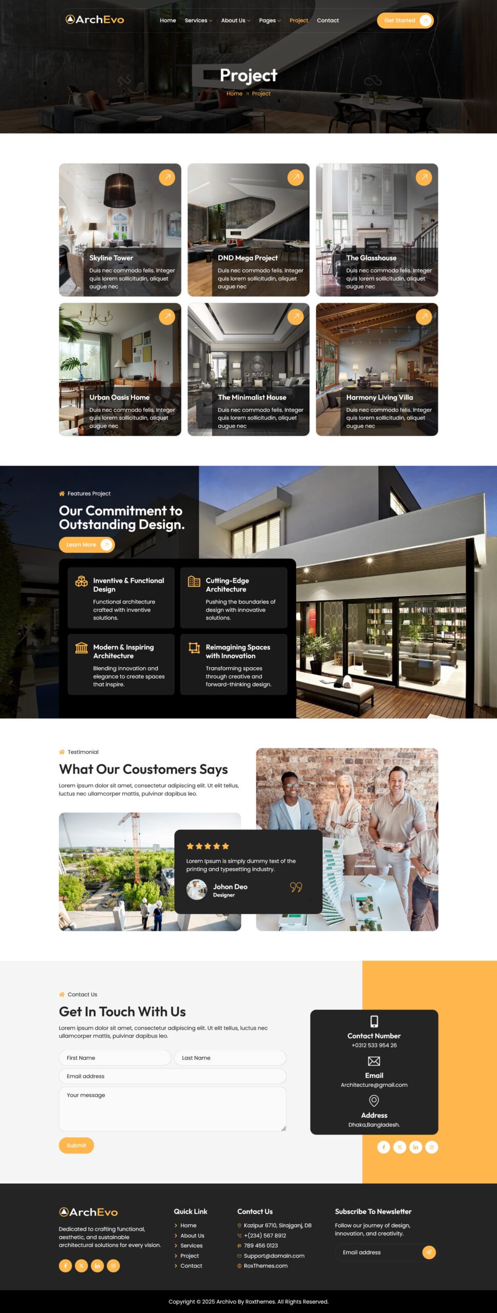 ArchEvo – Architecture and Interior Design Elementor Template Kit - Image 8