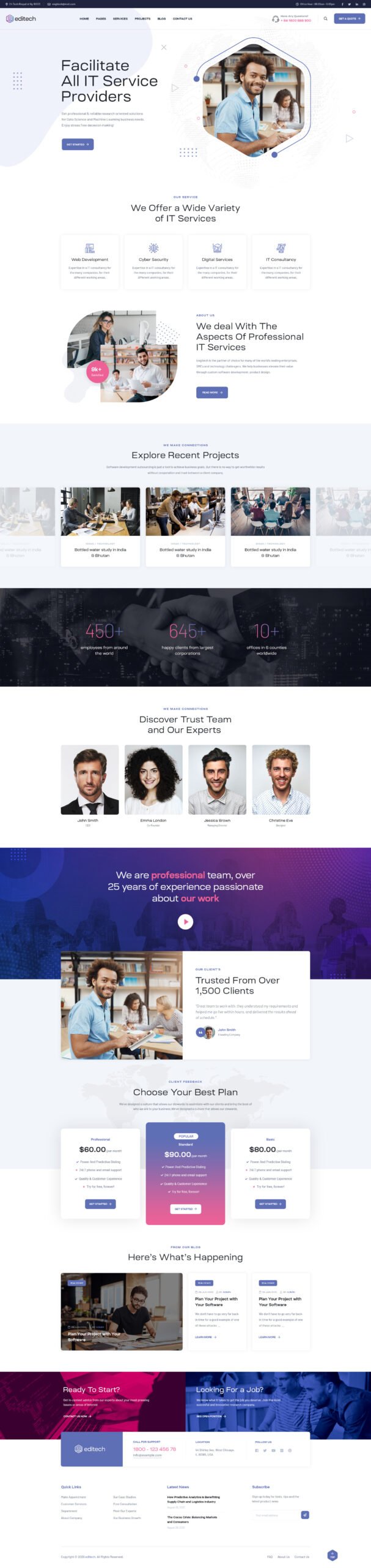 Editech – Corporate Business WordPress Theme - Image 5