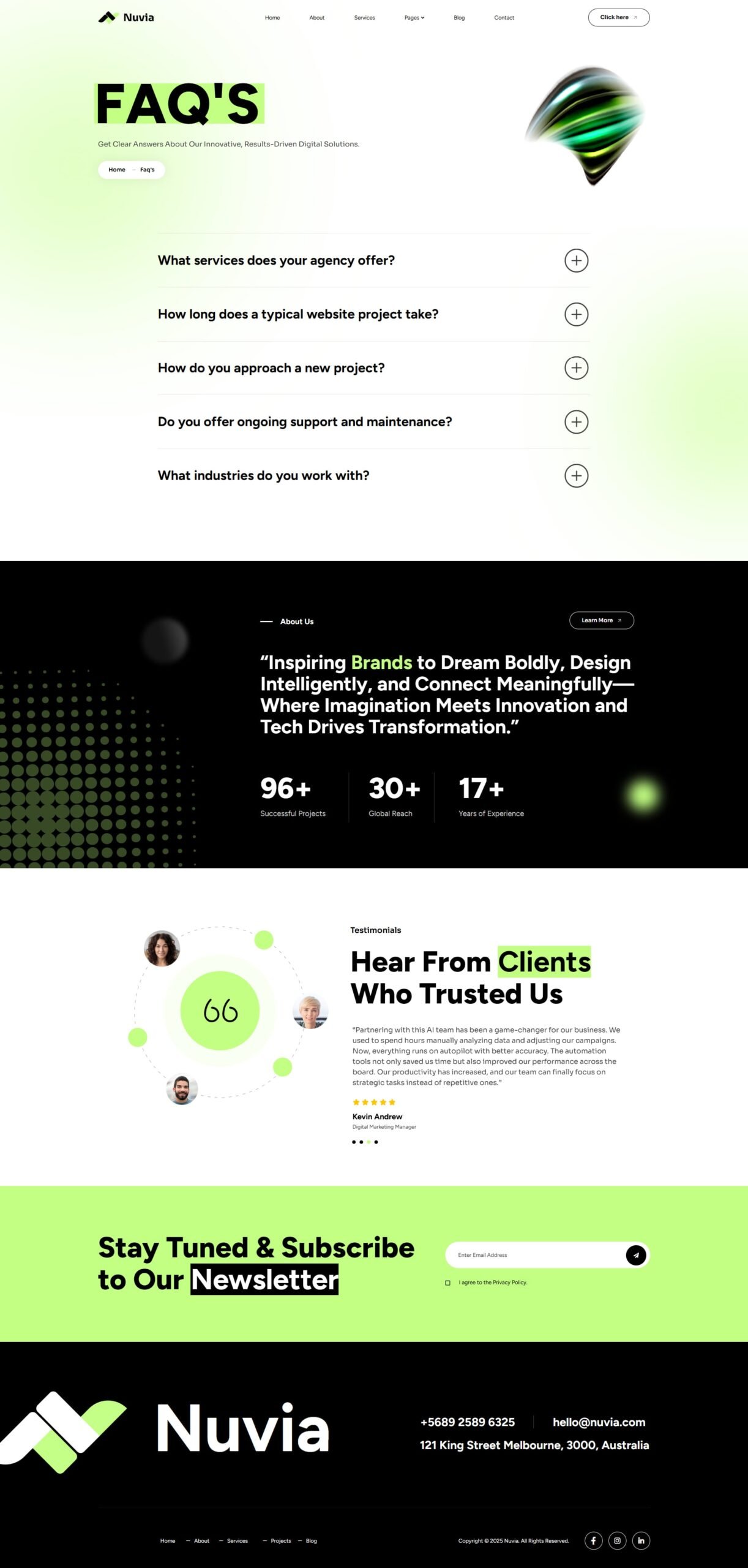 Nuvia – Digital Agency Elementor Template Kit - Image 8