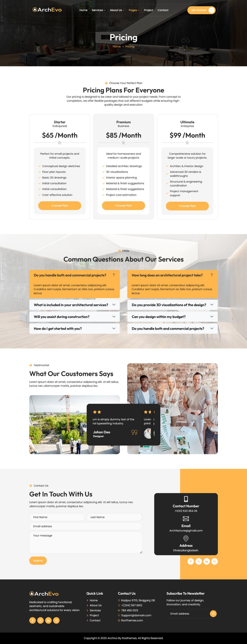 ArchEvo – Architecture and Interior Design Elementor Template Kit - Image 9