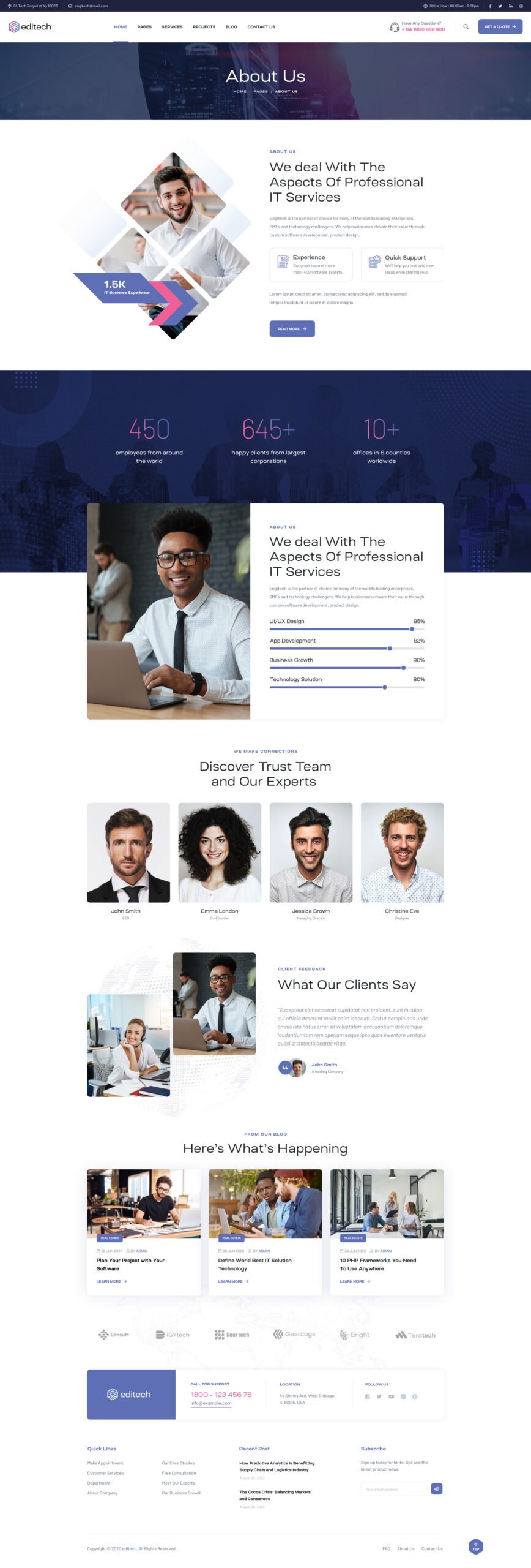 Editech – Corporate Business WordPress Theme - Image 3