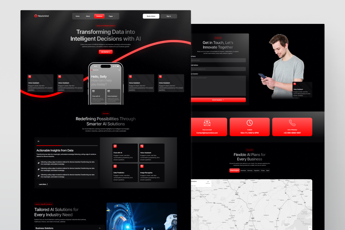 NeuroMind – AI and Machine Learning Elementor Template Kit - Image 3