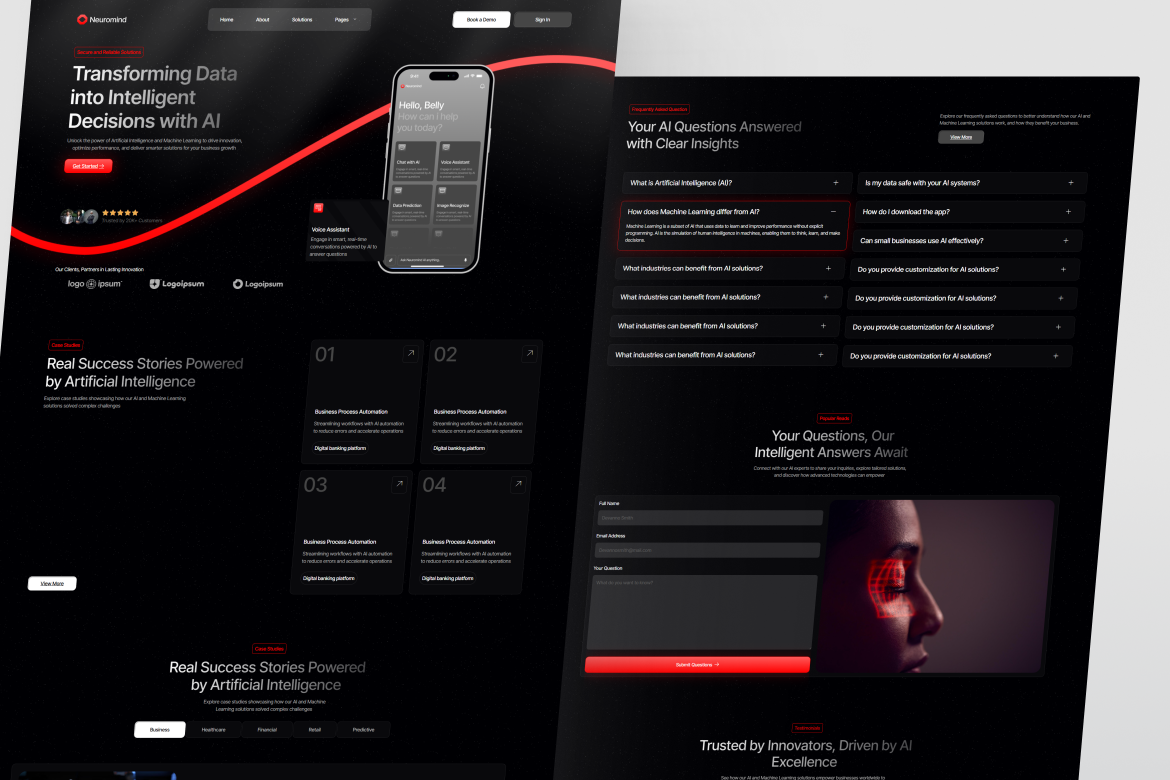 NeuroMind – AI and Machine Learning Elementor Template Kit - Image 5