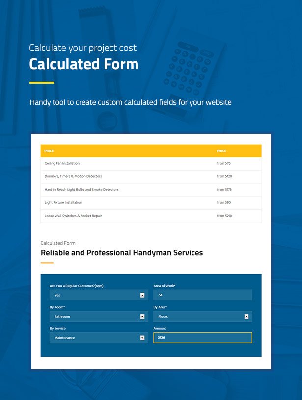Handyman Services – Construction and Renovation WordPress Theme - Image 3