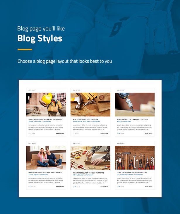 Handyman Services – Construction and Renovation WordPress Theme - Image 5