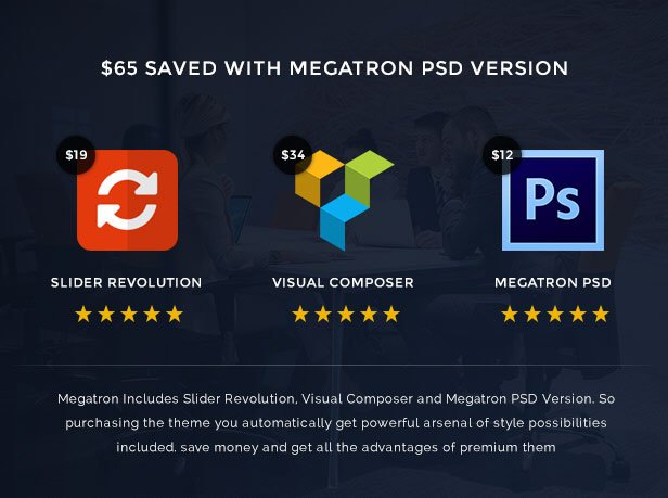Megatron – Best Responsive MultiPurpose WordPress Theme - Image 5