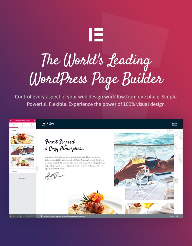 LeMar – Seafood Restaurant WordPress Theme - Image 2