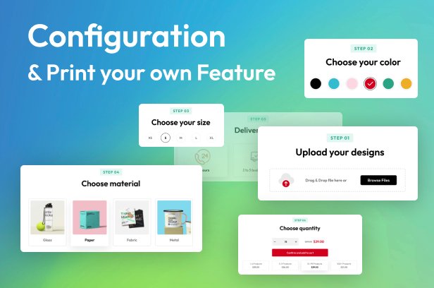 TeeSpace – Print Custom T-shirt Designer WordPress theme - Image 4