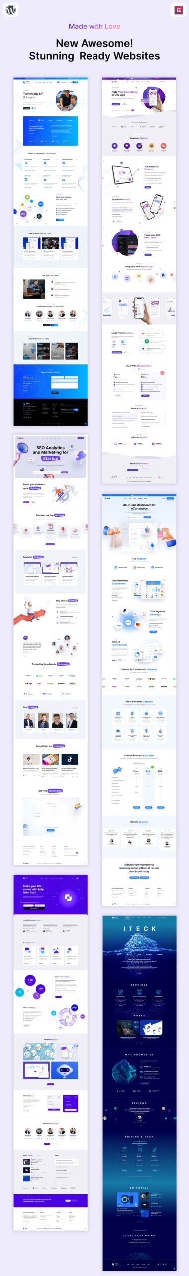 Iteck Software and Technology WordPress Theme - Image 2