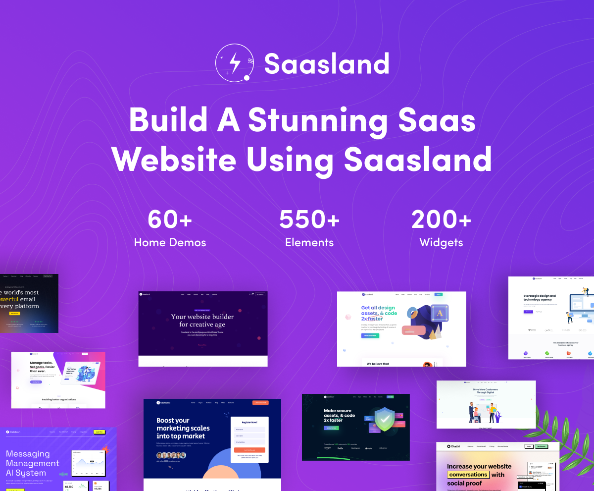 Saasland – MultiPurpose WordPress Theme for Startup - Image 3