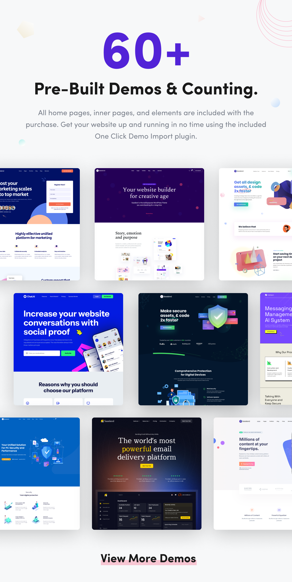 Saasland – MultiPurpose WordPress Theme for Startup - Image 4