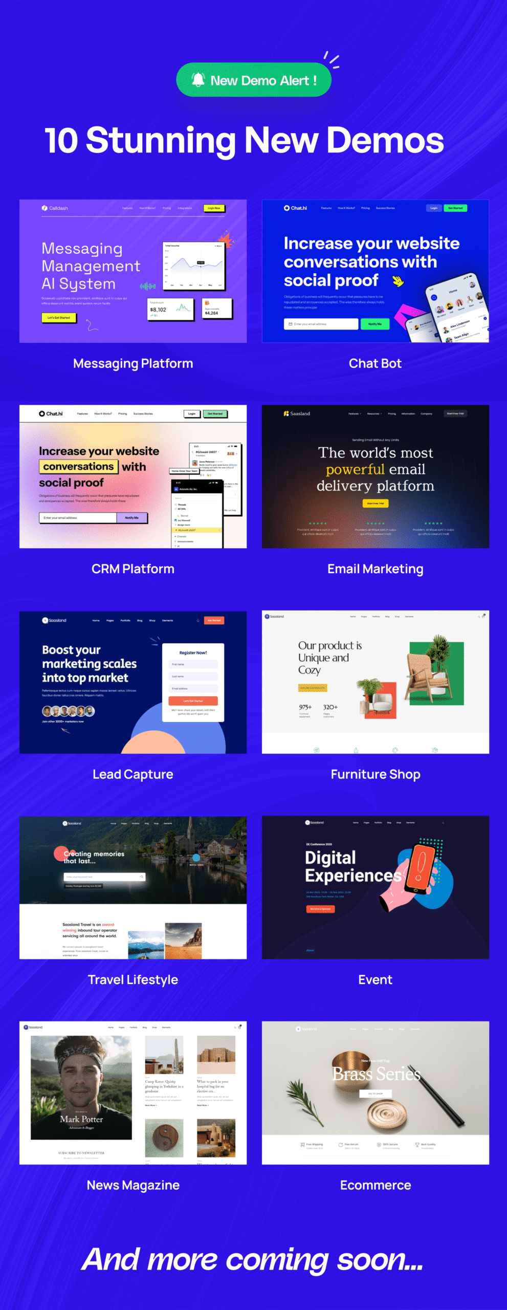 Saasland – MultiPurpose WordPress Theme for Startup - Image 2