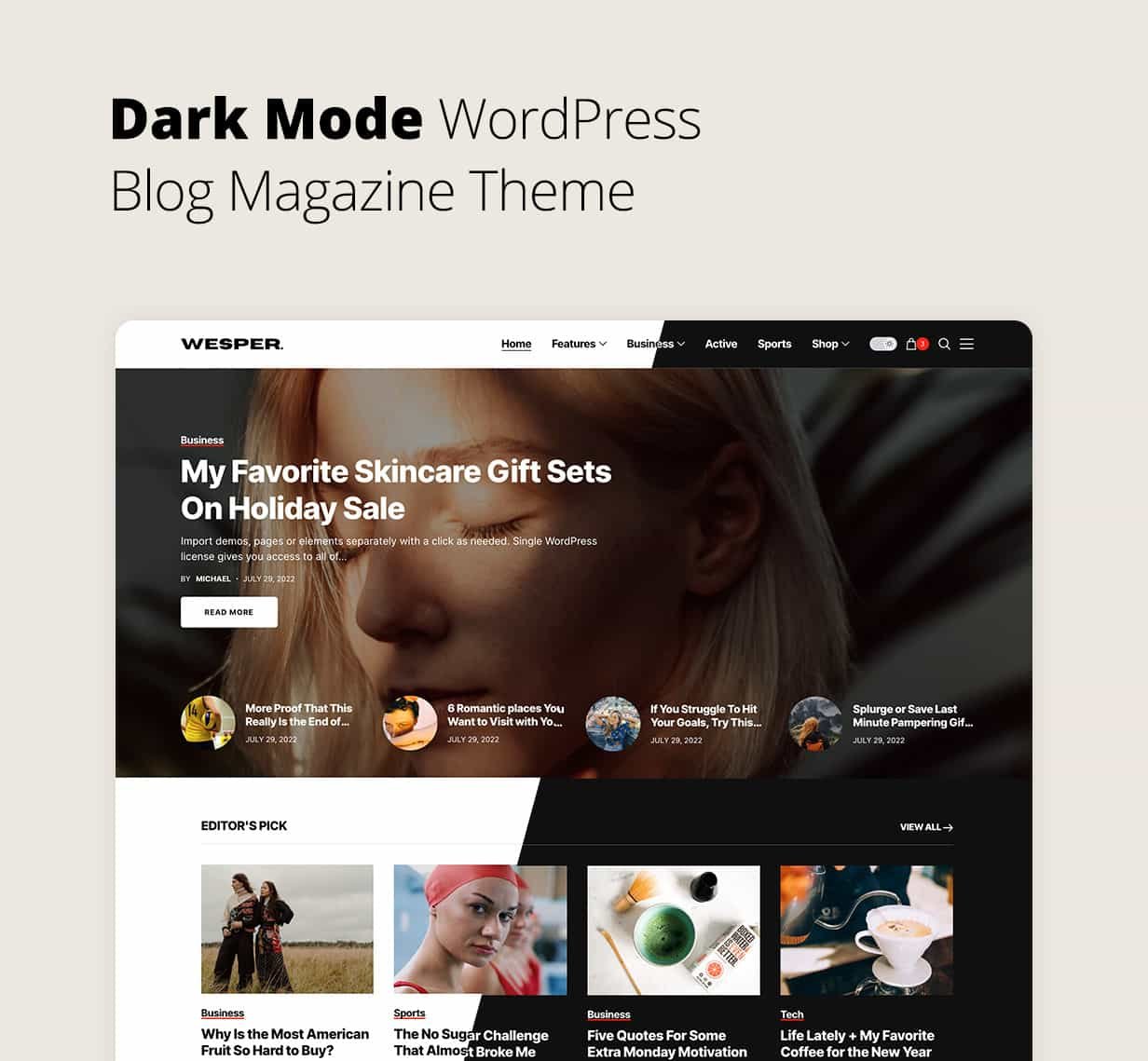 Wesper – WordPress Theme for Blogs and Magazines - Image 8