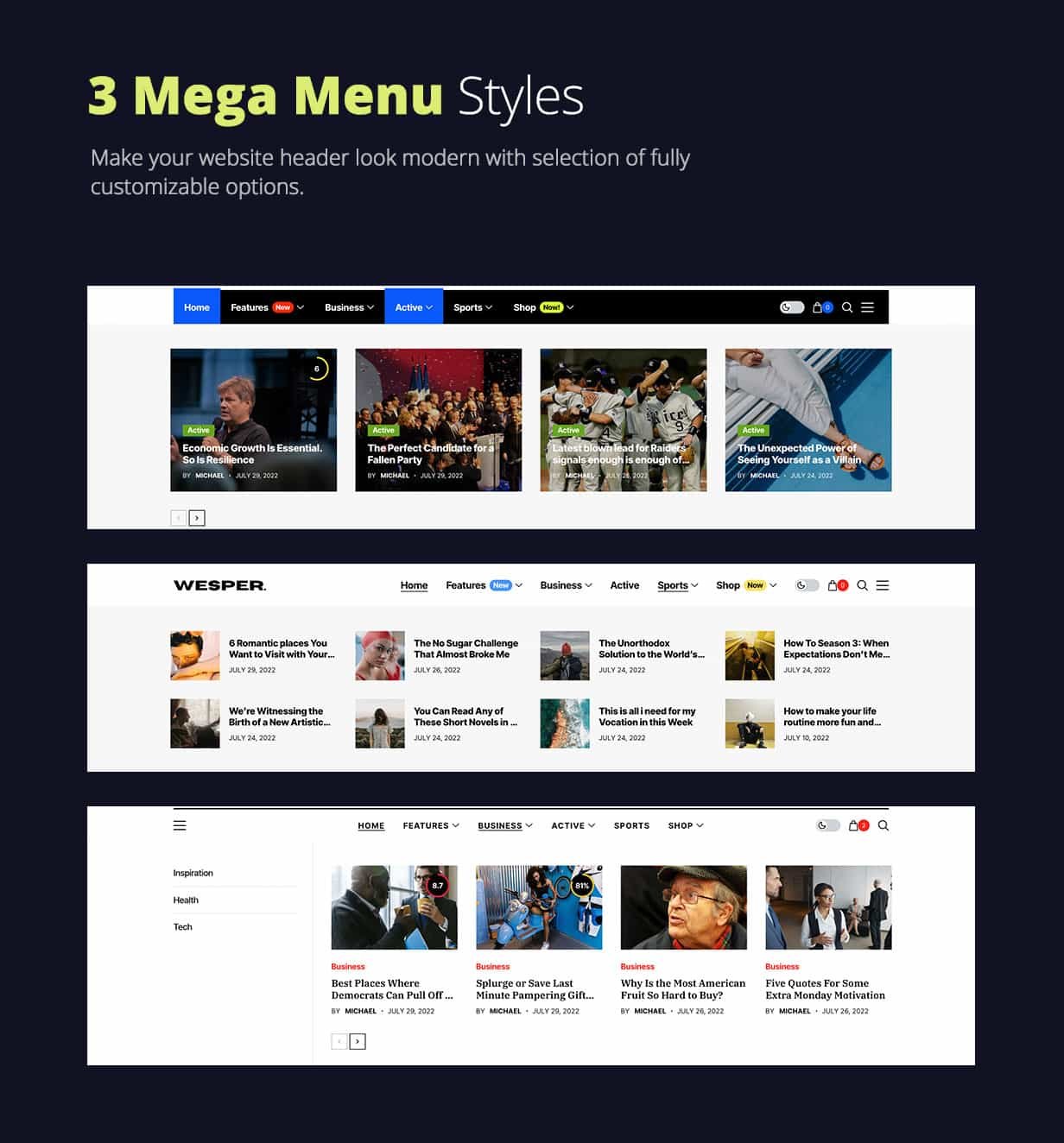 Wesper – WordPress Theme for Blogs and Magazines - Image 4
