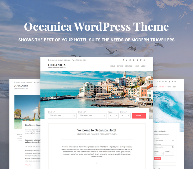 Oceanica – Hotel WordPress Theme - Image 5